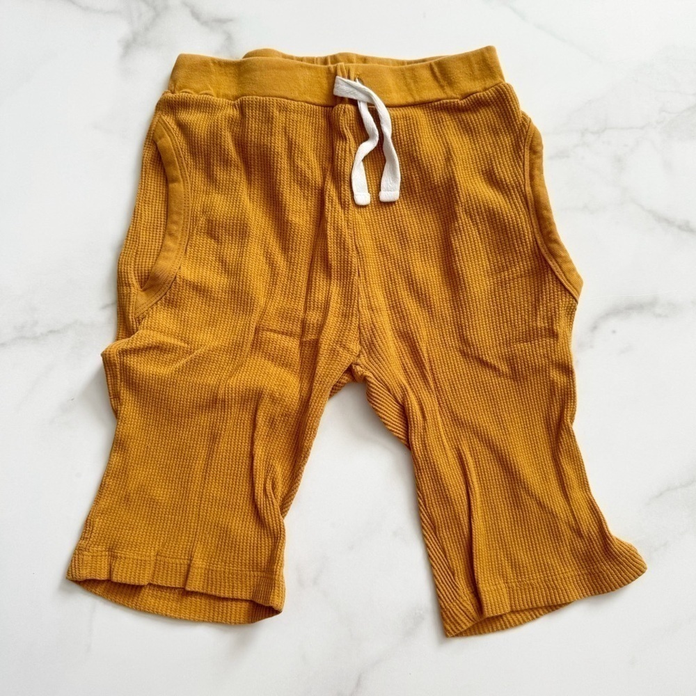 NUI Organic Cotton Waffle Knit Shorts Size 8y